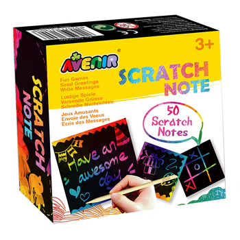 Zestaw kreatywny do rysowania Avenir Scratch-note 50 arkuszy (CH191600)