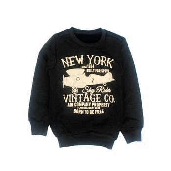 Свитшот антрацит New York KidBerry 1723 Размер 98