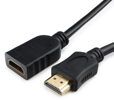 Kabel Cablexpert HDMI męski - HDMI żeński 0.5 m (CC-HDMI4X-0,5M)