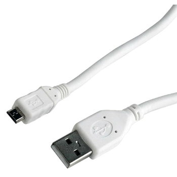 Kabel Cablexpert USB 2.0 - MicroUSB 5pin 1 m (CCP-mUSB2-AMBM-W-1M)