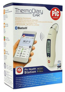 Безконтактний інфрачервоний термометр Pic Solution Thermodiary Ear Thermometer (8058664128341)