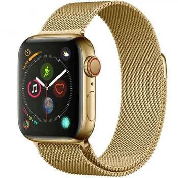 Металевий ремінець Milanese Loop Band для Apple Watch 38/40/41 mm Gold