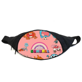 Поясная сумка бананка Удивительный мир Гамбола (GB-G 05) Gear Bag черная