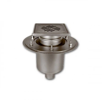 Двокорпусний mini трап Wmk150с (вертикальним/горизонтальним) випуском DN50 ATT Inox Drain Wmk150/50V2