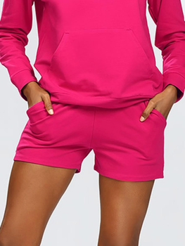 Спортивні шорти жіночі DKaren Koko XS Малинові (5903251466401)