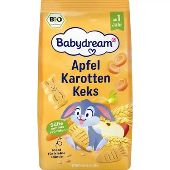 Печенье Babydream органическое яблочно-морковное 125 г