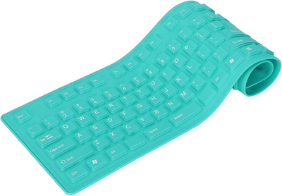 Гнучка силиконова клавіатура VHG F12 Flexible Keyboard, Green