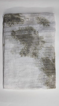 Маскировочный шарф-сетка снайперский (тактический) 180×80 Белый снег