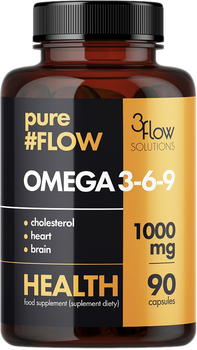Жирні кислоти 3Flow Solution Омега-3-6-9 1000 мг 90 капсул (5903707544998)