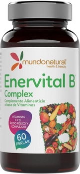 Харчова добавка Mundo Natural Enervital B Complex 60 капсул (8437011627575)