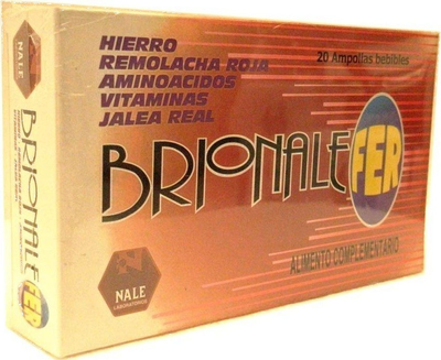 Комплекс вітамінів та мінералів Nale Brionale Fer 20 ампул (8423073000067)