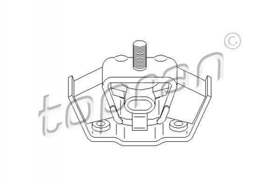 Подушки двигуна TOPRAN/HANS PRIES 400040 Mercedes E-Class 1232420413, A1232420413