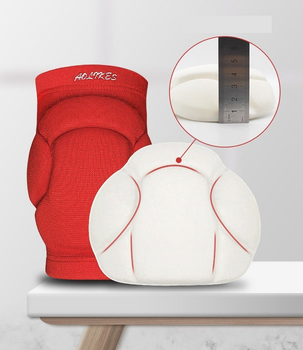 Наколенники AOLIKES защитные для волейбола и других видов спорта XL 2 шт. красный 04173