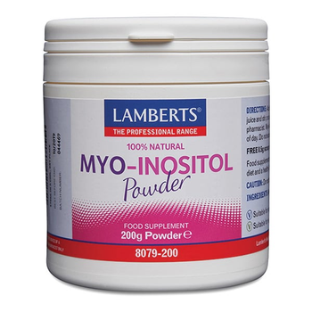 Дієтична добавка Lamberts Myo-Inositol Powder 200 г (5055148411251)
