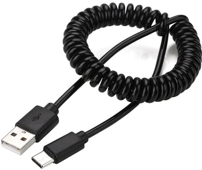Kabel spiralny Cablexpert USB 2.0 Type-A (M) - Type-C (M) 1.8 m (CC-USB2C-AMCM-6)