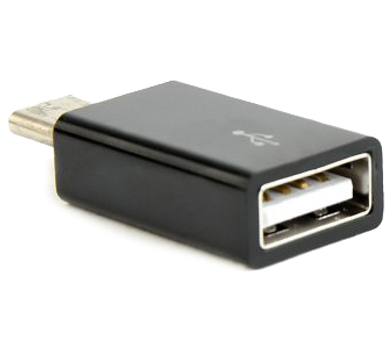 Przejściówka Cablexpert z USB Type-C (M) na USB-A (F) Czarny (CC-USB2-CMAF-A)