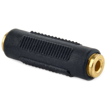 Перехідник Cablexpert 3.5 мм — 3.5 мм Black (A-3.5FF-01)