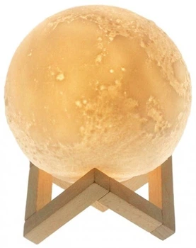 Настільний RGB світильник нічник Місяць D Moon Lamp Light Diffuser