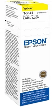 Контейнер з чорнилом Epson T6644 для L100/L200/L300/L120/L3050/L3070/L366 Yellow (C13T66444A)