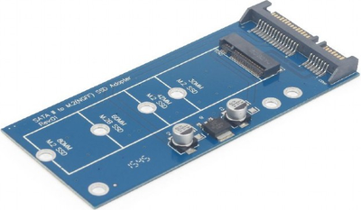 Адаптер перетворювач Gembird M.2 (NGFF) - Micro SATA 1.8 EE18-M2S3PCB-01 (8716309087834)