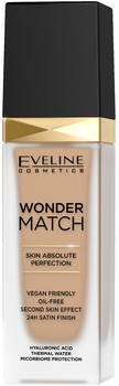 Тональна основа для обличчя Eveline Cosmetics Wonder Match 30 Cool Beige розкішна підлаштовувальна 30 ml (5903416017776)