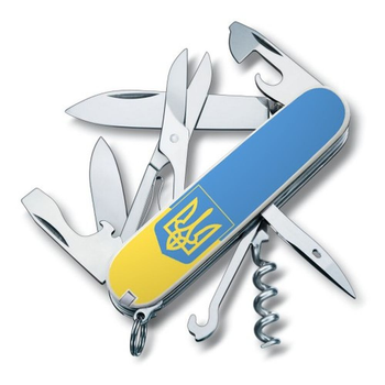 Складной нож Victorinox Climber Ukraine 1.3703.7R3