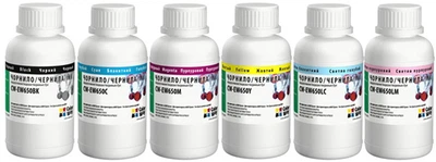 Комплект чернил ColorWay для Epson TX650 (6х200мл) BK/С/M/LС/LM/Y (CW-EW650SET02)