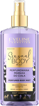 Mgiełka do ciała Eveline Cosmetics Sensual Body Mist Night Coquette perfumowana 150 ml (5903416058328)