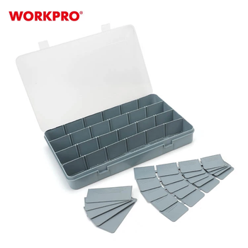 Сумка для инструмента WORKPRO 390x220x290мм органайзер, 14 карманов, с регулируемым плечевым ремнем WP281006