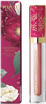 Блеск для губ Kiko Milano Charming Escape Crystal Glass Lipgloss 02 Intriguing Mauve Розовый 3 мл (8025272978941)