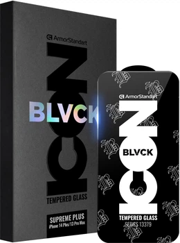 Защитное стекло ArmorStandart Supreme Black Icon 3D для смартфона Apple iPhone 14 Plus/13 Pro Max (ARM60016)