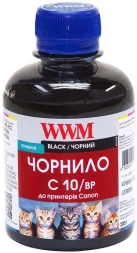 Чорнило WWM Canon PG-510BK/PG-512BK/PGI-520BK 200 мл Black Pigment (C10/BP)