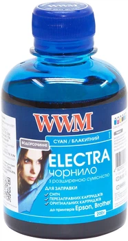 Чорнило WWM Electra Epson 200 мл Cyan (EU/C)