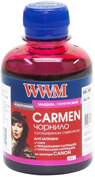 Чернила WWM Carmen Canon 200 мл Magenta (CU/M)