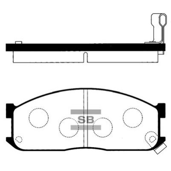 Гальмівні колодки HI-Q SP1044