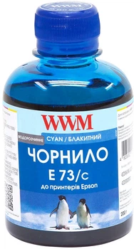 Чернила WWM E73 Epson Stylus CX3700/TX119/TX419 200 мл Cyan (E73/C)