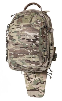 Рюкзак штурмовий наплічник тактичний військовий з кишенею для автомата та знімним РПС поясом YAKEDA 55L Multicam KYF048MU