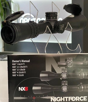 Приціл Nightforce NX8 4-32x50 мм, F1, Mil-XT, 0.1Mil, ZeroS, (Illuminated)