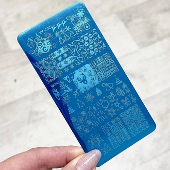 Пластина для стемпинга Новый год XY-Z32