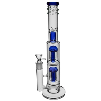 Бонг Большой С Перколяторами 38 См. "Smoky Tower Blue"