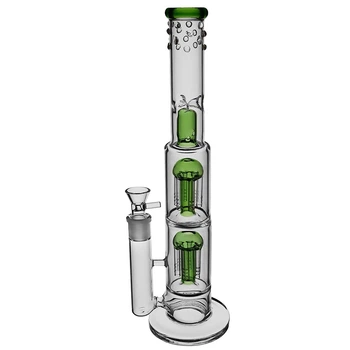 Бонг Из Стекла С Перколяторами "Smoky Tower Green"