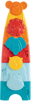 Іграшка-пірамідка 2 в 1 Chicco Eco+ Зоовежа (11570. 00)