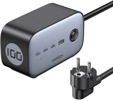 Зарядний пристрій Ugreen CD270 4xUSB 100W Nexode Pro (3xUSB-C+USB-A) (60167_WV)