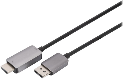 Кабель Digitus DisplayPort – HDMI 8K 60 Гц 1.8 м Black (4016032484196)