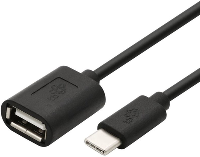 Kabel TB OTG USB AF – USB Type-C 15 cm Black (5901500509251)