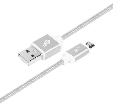 Кабель TB US – micro-USB 1.5 м Silver (5902002055307)