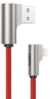 Kabel Aukey USB – Lightning 2 m Red (5902666661913)