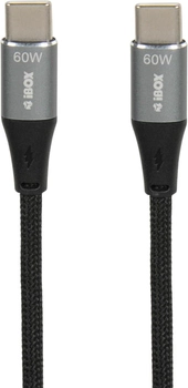 Kabel iBOX USB Type-C – USB Type-C 2 m Black (5903968680640)