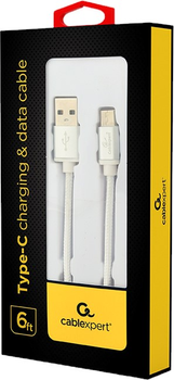 Кабель Gembird USB-A – USB Type-C 1.8 м Silver (8716309100762)