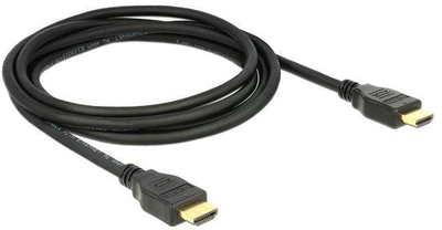 Kabel Delock HDMI – HDMI 4K 2 m Black (4043619847143)